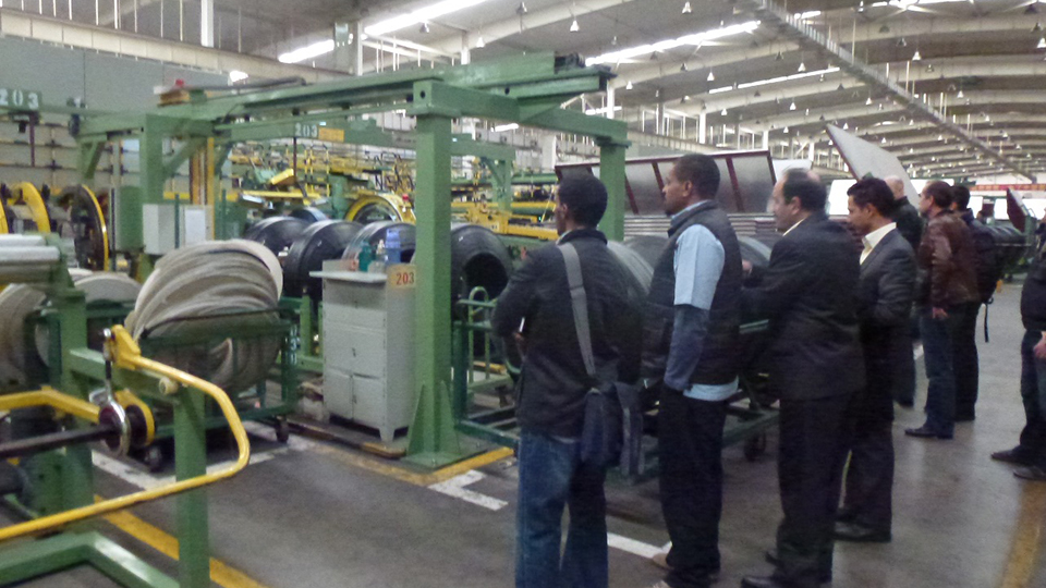 Building Machine working